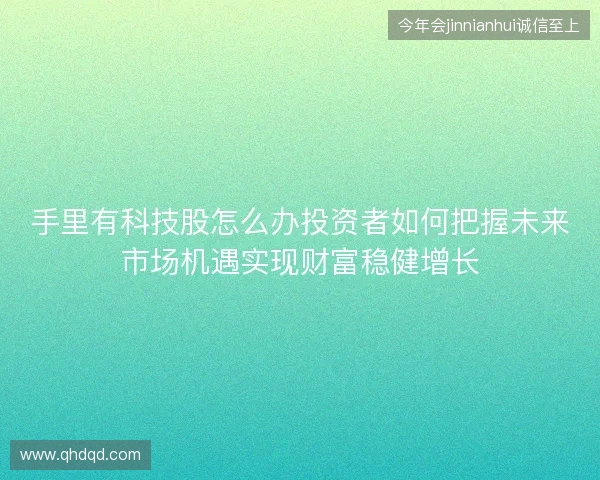 手里有科技股怎么办投资者如何把握未来市场机遇实现财富稳健增长